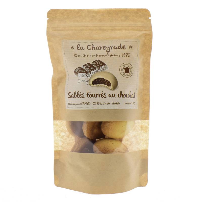 Achat Sablés fourrés au chocolat la Chareyrade 140g