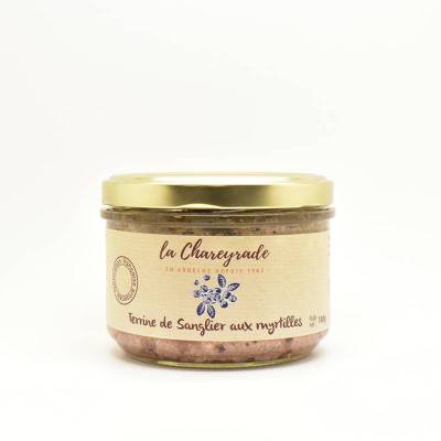 Terrine de sanglier aux myrtilles La Chareyrade 180g