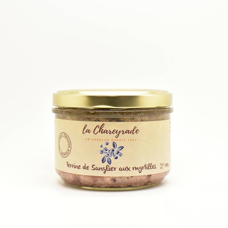 Achat Terrine de sanglier aux myrtilles La Chareyrade 180g