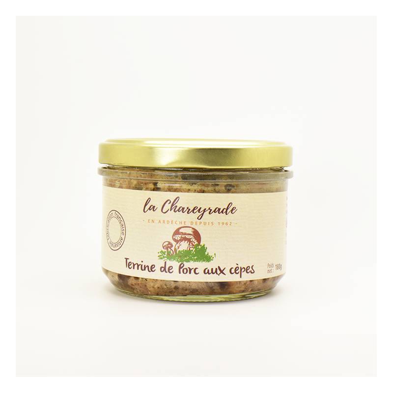 Achat Terrine de porc aux cèpes La Chareyrade 180g