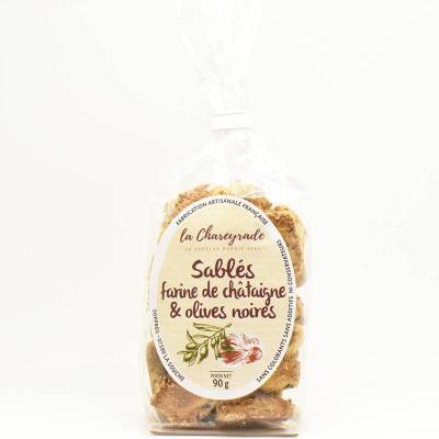 Biscuits salés châtaigne et olives la Chareyrade 90g