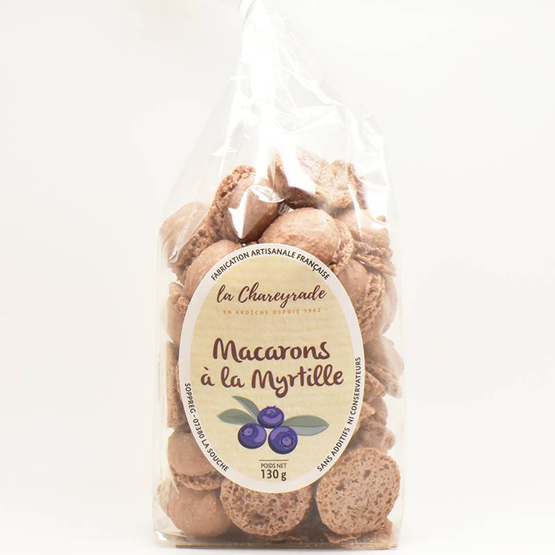 Achat Macarons à la myrtille la Chareyrade 130g