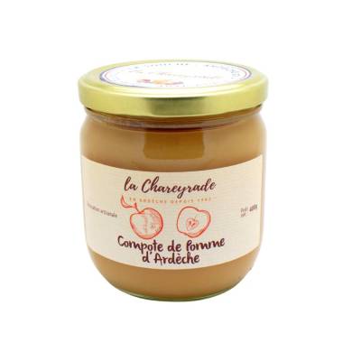 Compote de pomme de l'Ardèche 400g La Chareyrade