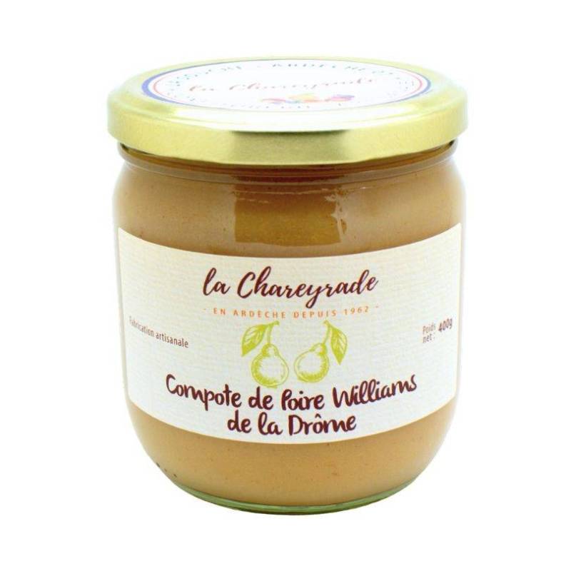 Achat Compote de poire williams 400g La Chareyrade
