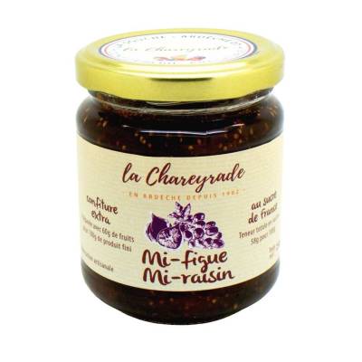 Confiture de figue et raisin 250g La Chareyrade
