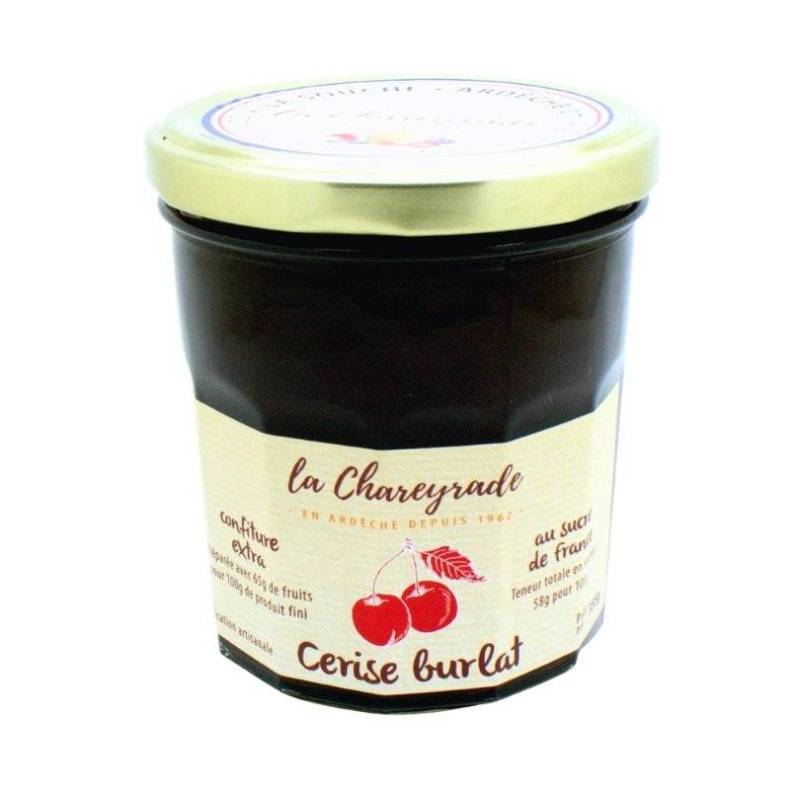 Achat Confiture de cerise burlat 360g La Chareyrade