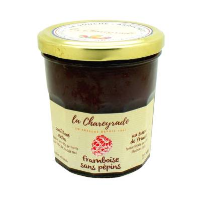 Confiture de framboise sans pépins 360g La Chareyrade
