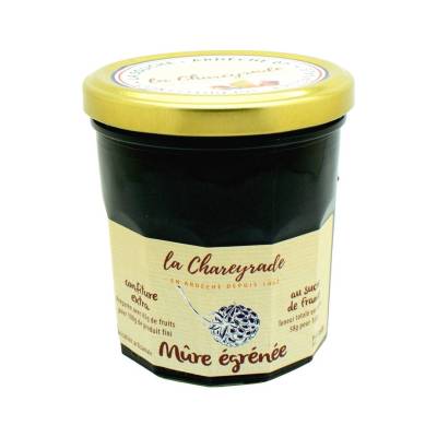 Confiture de mûre égrenée 360g La Chareyrade