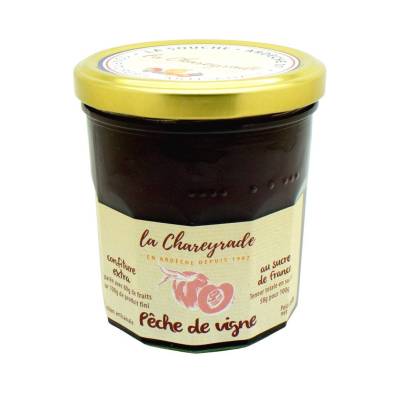 Confiture de pêche de vigne 360g La Chareyrade