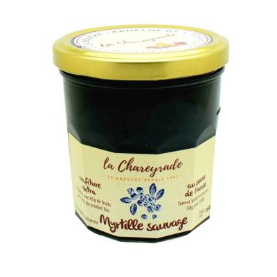 Confiture de myrtille sauvage 360g La Chareyrade
