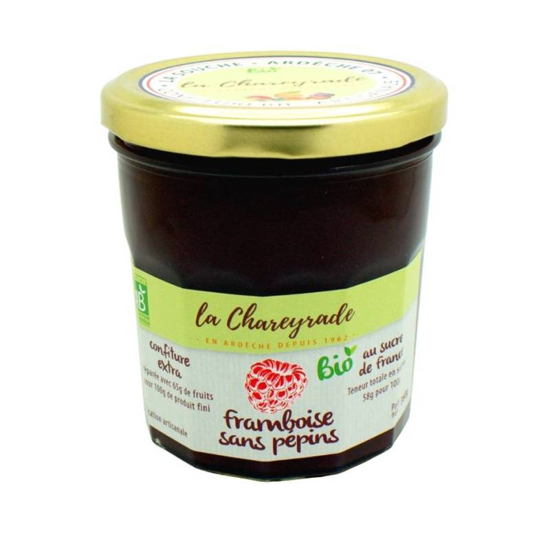 Achat Confiture BIO Framboise La Chareyrade 360g