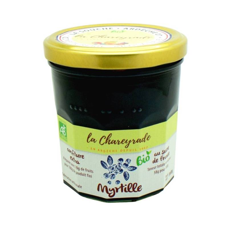 Achat Confiture BIO myrtille La Chareyrade 360g