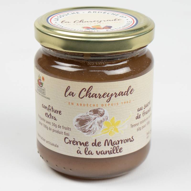Achat Crème de marrons à la vanille 250g La Chareyrade