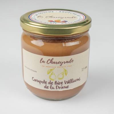 Compote de poire williams 400g La Chareyrade