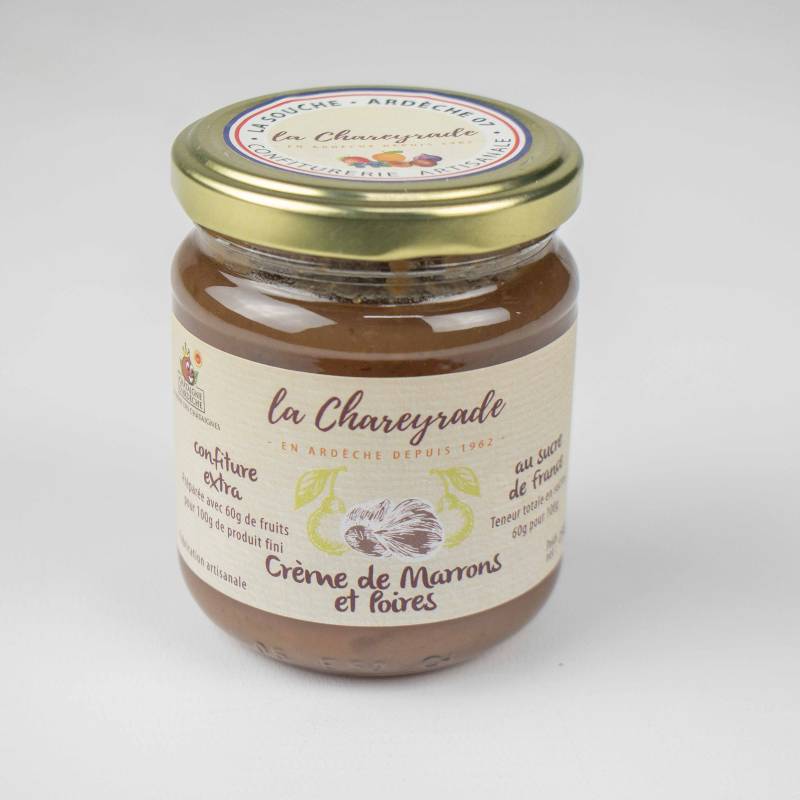 Achat Crème de marrons et poires 250g La Chareyrade