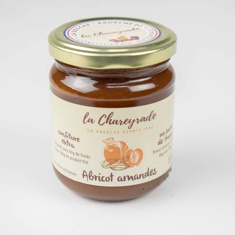 Achat Confiture d'abricot et amandes La Chareyrade 250g