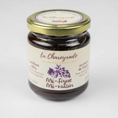 Confiture de figue et raisin 250g La Chareyrade