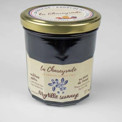 Confiture de myrtille sauvage 360g La Chareyrade