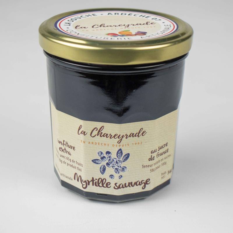 Achat Confiture de myrtille sauvage 360g La Chareyrade
