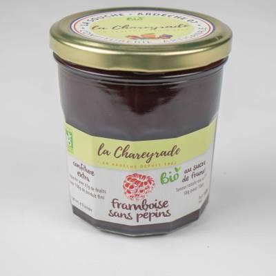 Confiture Framboise Bio 360g La Chareyrade